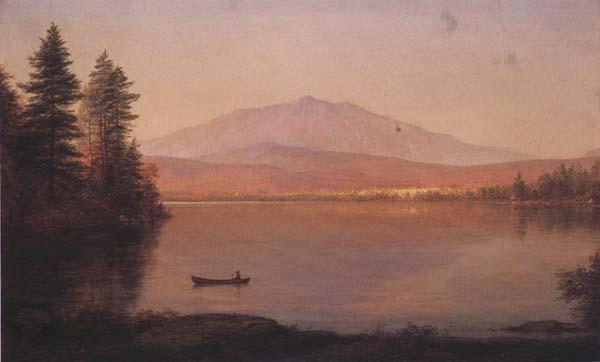 Frederic E.Church Mount Katahdin from Millinocket Camp Sweden oil painting art